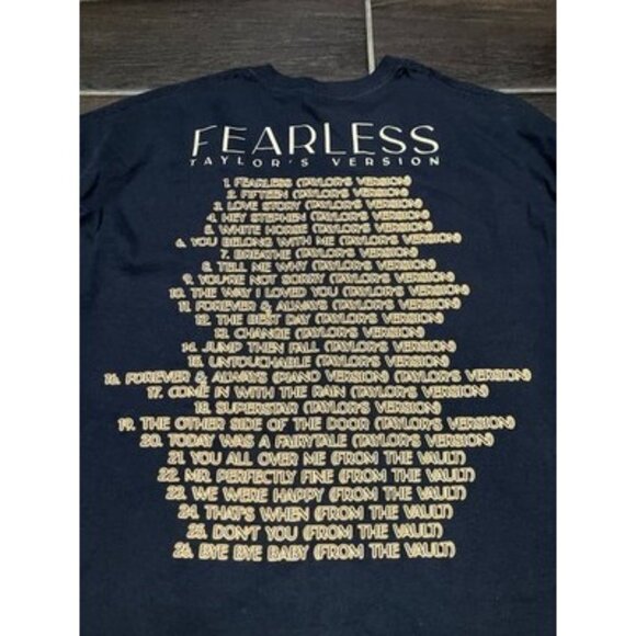 Taylor Swift Fearless Tour Shirt Size XL - Picture 4 of 4